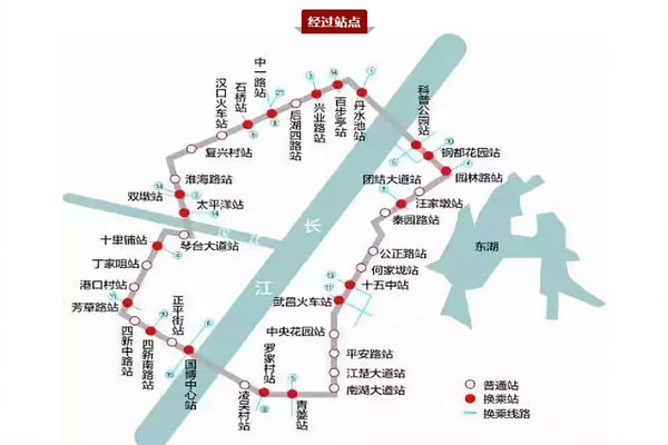 武汉地铁12号线最新线路图详解